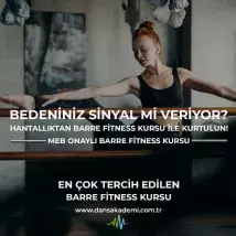 Barre Fitness Kursu - Bedeninize Zindelik, Kaslarınıza Esneklik Kazandırıyoruz!