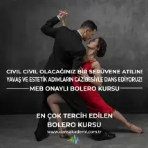Bolero Kursu - Yavaş ve Estetik Adımların Cazibesiyle Dans Ediyoruz!