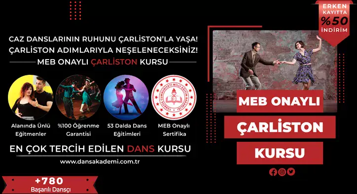 Çarliston Kursu Fiyatları – Erken Kayıtta %50 İndirim