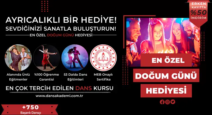 En Keyifli Doğum Günü Hediyesi Dans Kursu!
