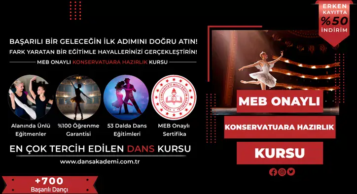 Konservatuara Hazırlık Kursu Fiyatları – Erken Kayıtta %50 İndirim