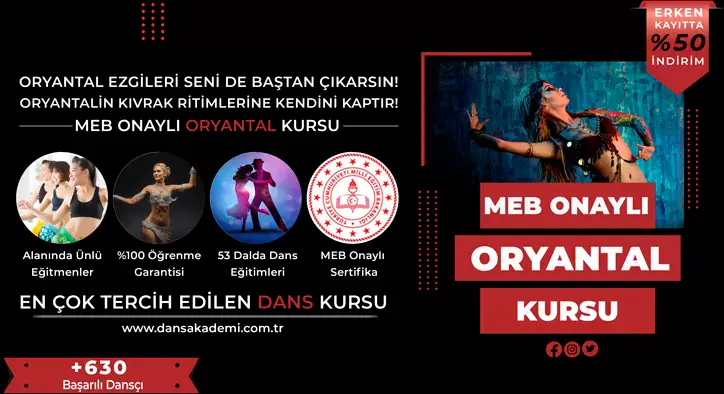 Oryantal Kursu Fiyatları – Erken Kayıtta %50 İndirim