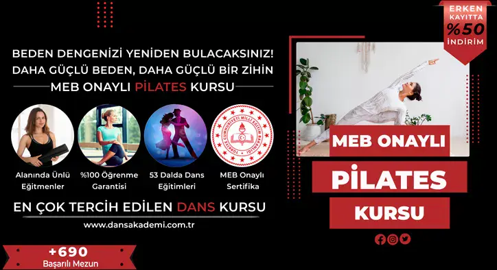 Pilates Kursu Fiyatları – Erken Kayıtta %50 İndirim