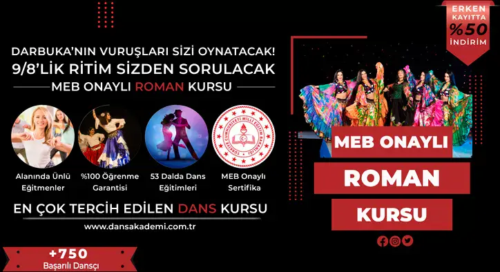 Roman Kursu Fiyatları – Erken Kayıtta %50 İndirim