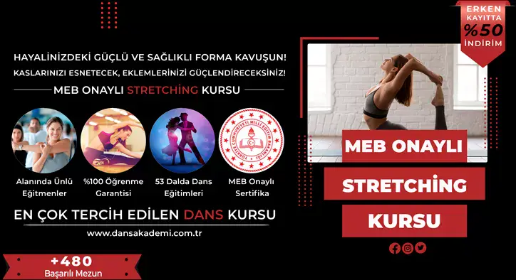 Stretching Kursu Fiyatları – Erken Kayıtta %50 İndirim