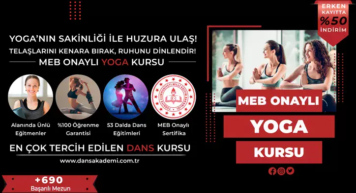 Yoga Kursu Fiyatları – Erken Kayıtta %50 İndirim